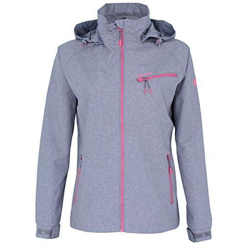 Kjelvik Damen Jacke Tricia Funktionsjacke Freizeitjacke (grau-pink, 36) von Kjelvik