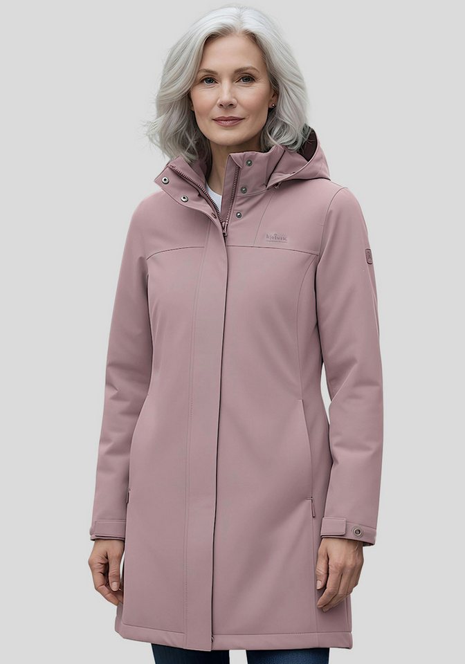 Kjelvik Funktionsparka Outdoorjacke mit Kapuze Wasserdichtes, winddichtes und atmungsaktives Material von Kjelvik