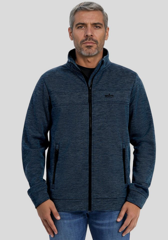 Kjelvik Strickfleecejacke Herren Jacke Wilco Fleecejacke Strickfleece mit leichtem Fleecefutter, Soft Touch von Kjelvik
