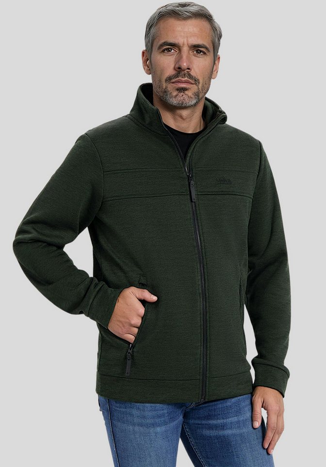 Kjelvik Strickfleecejacke Herren Jacke Wilco Fleecejacke Strickfleece mit leichtem Fleecefutter, Soft Touch von Kjelvik