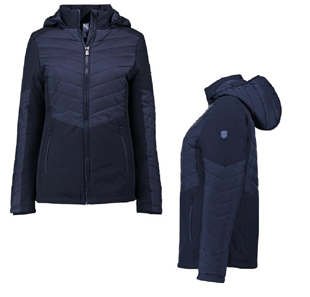 Kjelvik Winterjacke Damen Winterjacke Outdoorjacke Step blau Poly Down wasserdicht mit abnehmbarer Kapuze von Kjelvik