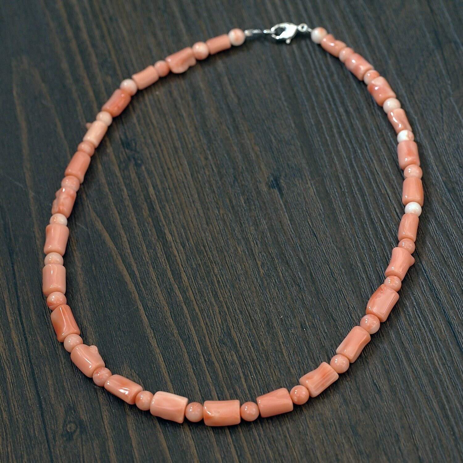 Ungefärbte Natürliche Koralle Halskette Einfache Und Statement Halskette, Echte Schmuck, Für Frauen von Kjeweljp