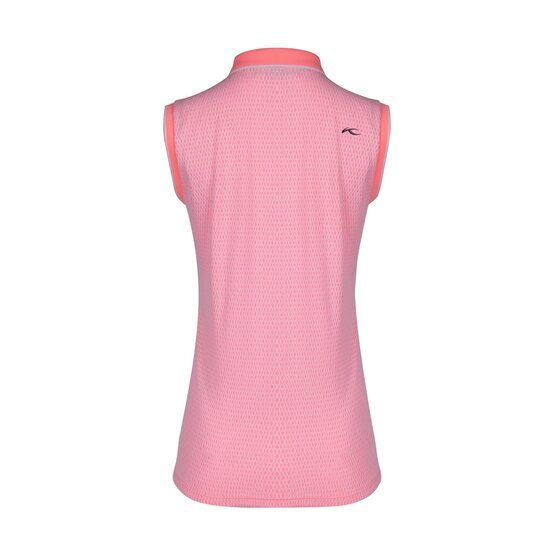 Kjus Ella Structure ohne Arm Polo rosa von Kjus