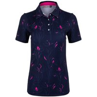 Kjus Enya Printed Halbarm Polo navy von Kjus