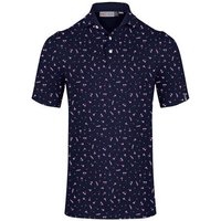 Kjus Golfer Halbarm Polo dunkelblau von Kjus