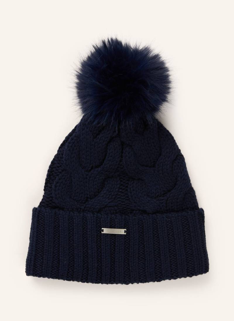 Kjus Mütze Pom Mit Kunstfell blau von Kjus