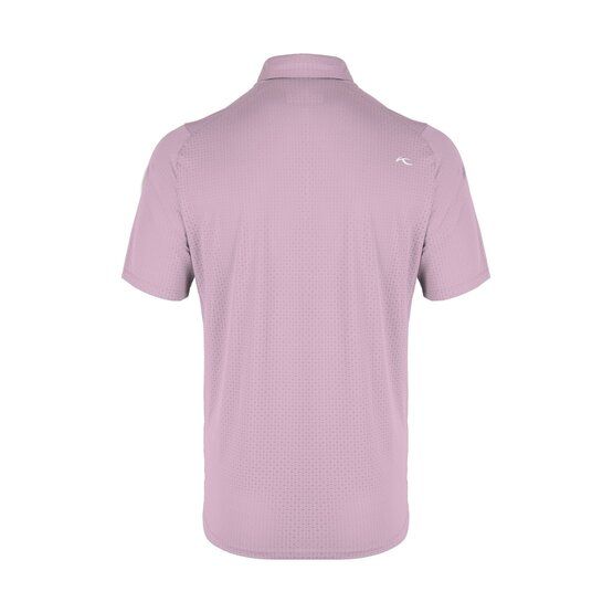 Kjus Savin Structure Halbarm Polo rosa von Kjus