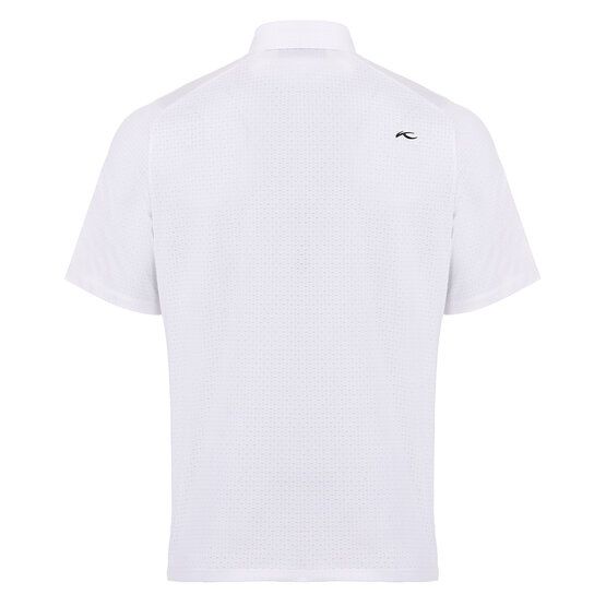 Kjus Savin Structure Halbarm Polo weiß von Kjus