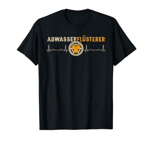 Herren Abwassertechniker Abwasser Flüsterer Herzschlag Kläranlage T-Shirt Herren Abwassertechniker Abwasser Flüsterer Herzschlag Kläranlage T-Shirt von Klärwerk Abwassertechnik Designs