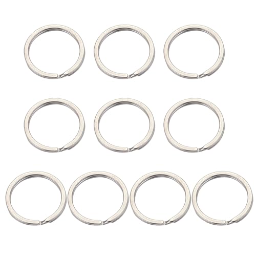10 PCs Silber Keyrings Edelstahl Metall Metallschlüsselkettenringe Gegabbierte Schlüsselringe Für Auto Büro Home Schlüsselzubehör Runden Metallschlüsselkette 10 PCs Silber Keyrings Edelstahl Metall Metallschlüsselkettenringe Gegabbierte Schlüsselringe Für Auto Büro Home Schlüsselzubehör Runden Metallschlüsselkette von Klaisy