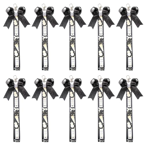 10pcs Cheerleader Themed Keychain Set Modische Bows Rinbbon Keyring Für Mädchen Rucksäcke Und Keys Stylish Schlüsselkette Teen Girls Geschenke von Klaisy