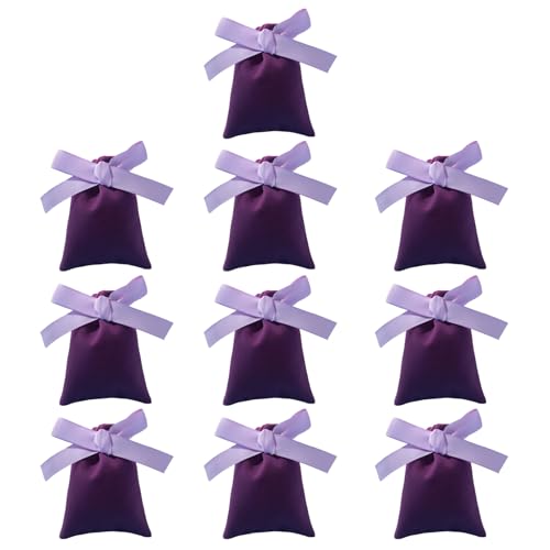 10pcs Weiche Samt Butterfly Krawatte Make Up Taschen Kordelschnüre Bowknot Storage Beutel Schmuck Organisatoren Für Mädchen Und Frauen Weicher Aufbewahrungstasche von Klaisy