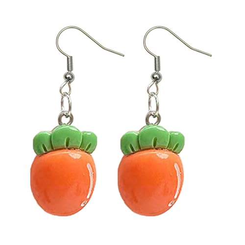 Bunte Harzohrringe Ohrtropfen Harzmaterial Ohrhörer Dangle Ohrringe Süßer Ohrring Perfekt Für Modische Frauenmodschmuck von Klaisy