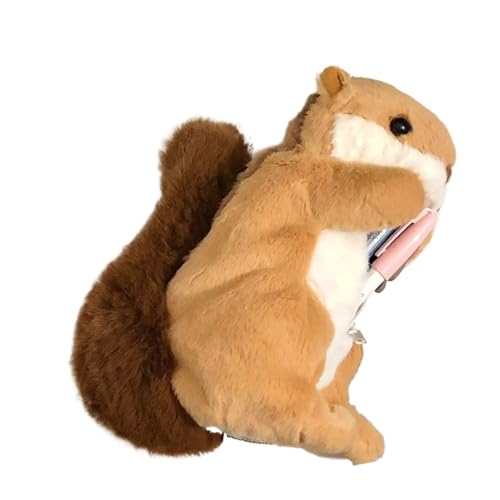 Cartoon Bleistiftkoffer Plüsch Tierform Bleistift Fun Stiftbeutel Reisekosmetikbeutel Für Kinderschulamt Für Kinder Erwachsene von Klaisy