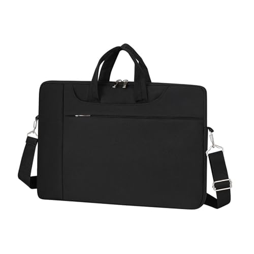 Computer-Tragetasche, Handtasche für 13-15,6 Zoll (33 - 39,6 cm) Laptops, Notebooks, schützende Tragetasche, Business-Taschen, Schwarz von Klaisy