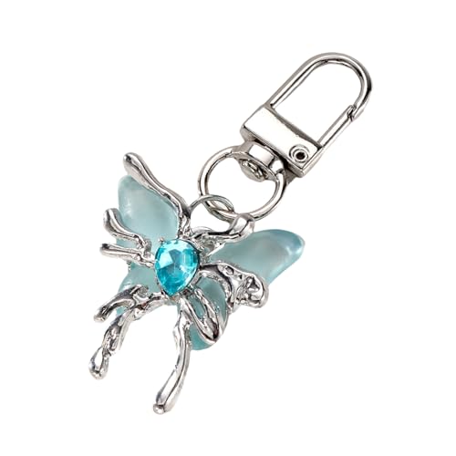 Delicate Large Butterfly Keyring Mode Keyring Beutel Anhänger Schlüsselhalter Dekorationsharz Charme Für Schlüssel Und Taschen Stilvoller Autoschlüsselanhänger von Klaisy