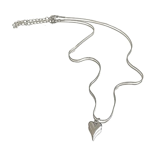Edelstahl Herz Halskette Frauen Temperament Nische Schlange Knochenknochen Colarbone Kette Einstellbarer Kettenschmuck Schmuck Colarbone Verstellbares Schlangenknochenschlüssel Schlüsselelemente Edelstahl Herz Halskette Frauen Temperament Nische Schlange Knochenknochen Colarbone Kette Einstellbarer Kettenschmuck Schmuck Colarbone Verstellbares Schlangenknochenschlüssel Schlüsselelemente von Klaisy