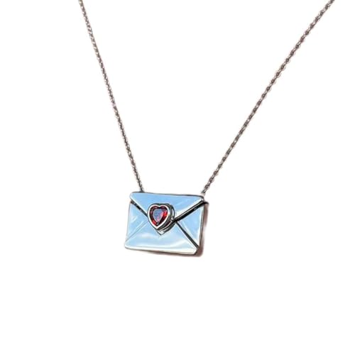 Elegante Halskette mit Herz-Medaillon für Familie, Zubehör, geometrische Halskette, anpassbare Schlüsselbeinkette, Familien-Halskette Elegante Halskette mit Herz-Medaillon für Familie, Zubehör, geometrische Halskette, anpassbare Schlüsselbeinkette, Familien-Halskette von Klaisy
