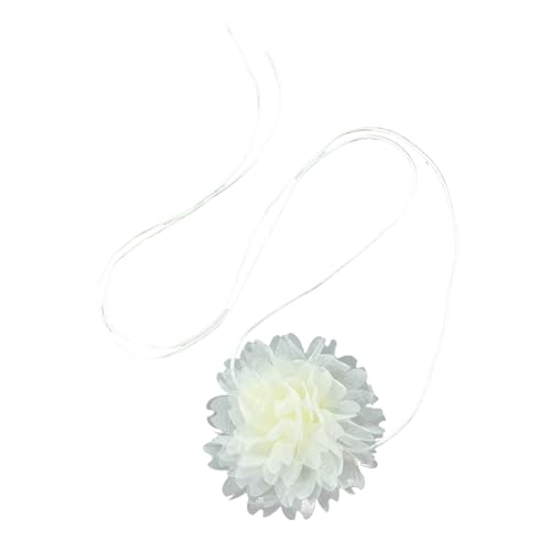 Feminine 3D-Blumen-Halsband-Halskette, Stoff-Rosen-Halsketten, simulierte Blumen-Halskette, Blumenform, Schlüsselbein-Ketten, Choker-Blumen-Choker-Halskette Feminine 3D-Blumen-Halsband-Halskette, Stoff-Rosen-Halsketten, simulierte Blumen-Halskette, Blumenform, Schlüsselbein-Ketten, Choker-Blumen-Choker-Halskette von Klaisy