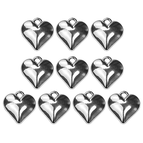 Klaisy 10pieces Metall Herz Anhänger Mit Loch Rucksack Schlüsselbund Pfirsich Herz Charme Mit Loch Schmuck Machen Handwerk Frauen Teen Charme Schmuck Klaisy 10pieces Metall Herz Anhänger Mit Loch Rucksack Schlüsselbund Pfirsich Herz Charme Mit Loch Schmuck Machen Handwerk Frauen Teen Charme Schmuck von Klaisy