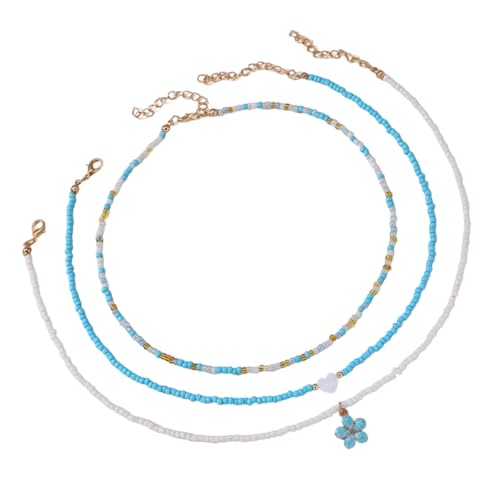 Klaisy Artistics handgefertigtes Halsketten-Set mit mehreren Strängen, Schmuck, tragbar und belastbar, Einheitsgröße, Wie beschrieben, Wie beschrieben von Klaisy