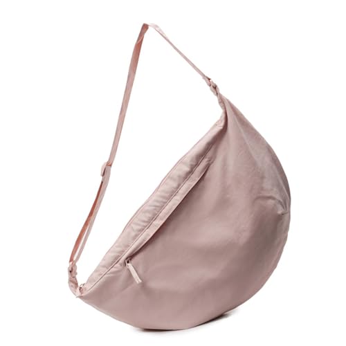 Klaisy Crescents Tasche für Damen und Herren, Nylon, Crossbody-Tasche, mehrere Taschen, geräumig, Hoboes Moon Slouchy Dumpling, Crossbody-Tasche für Damen, C, One Size von Klaisy