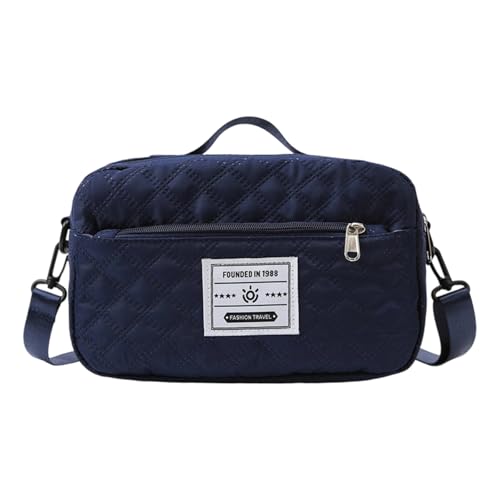 Klaisy Damen Kleine Crossbody Geldbörse Top Griff Handtasche Kariert Satchel Bag Checkered Satchel Bag, F, One Size von Klaisy