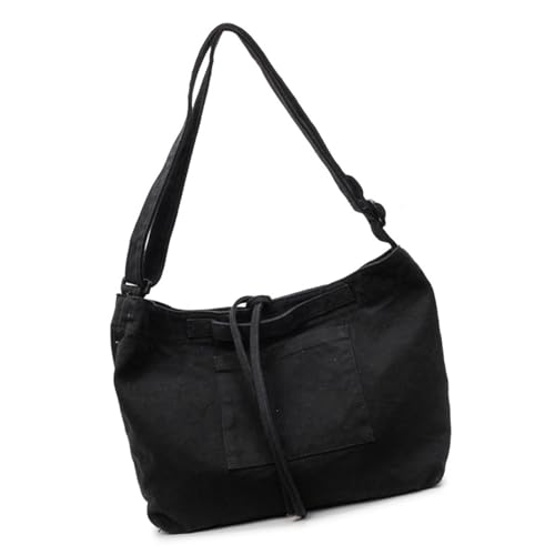 Klaisy Damen-Umhängetasche, großes Fassungsvermögen, Kuriertasche, Schultasche, Einkauf, Segeltuch, Crossbody für den täglichen Gebrauch, große Kapazität, Schultertasche, Schüler, Schule, Segeltuch von Klaisy