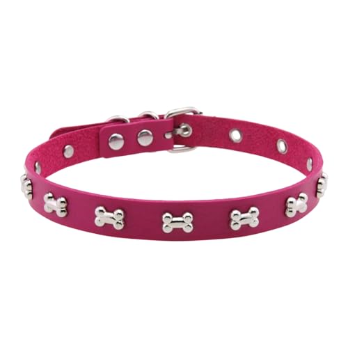 Klaisy Edgy Gothic Leder-Halsreif mit Metallnieten, verstellbar, Unisex, Punk-Rock-Schmuck für Streetwear, trendiger Punk-Schmuck-Accessoire, Einheitsgröße, Wie beschrieben, Wie beschrieben von Klaisy