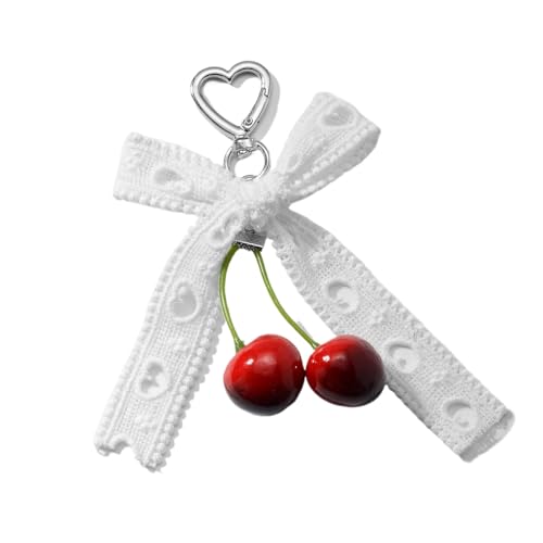 Klaisy Elegante Liebe Cherrys Bowknot Charme Für Modeaccessoires Key Holder Bastelversorgungen Besondere Anlässe von Klaisy