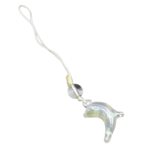 Klaisy Elegante Perlenpanzerpendellanhänger Obst/Katze/Delphin Charm Keychain Bunte Bag Charmacm Accessoire Stylish Handy Ornament Tragbare Tasche Charme von Klaisy