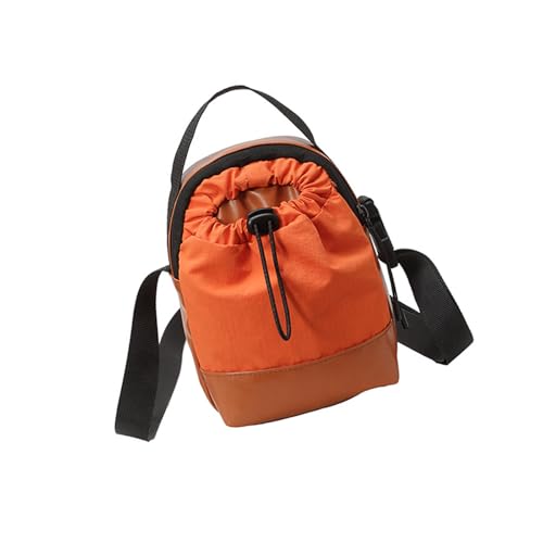 Klaisy Elegante Umhängetasche aus Segeltuch mit Kordelzug für Damen, modische und praktische Wasserflaschen-Aufbewahrungstaschen, Crossbody-Tasche, Canvas-Geldbörse, ^^, One Size von Klaisy
