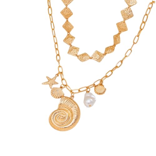 Klaisy Halskette mit Seestern-Anhänger, tragbar, verstellbar, für Damen, Strand, Urlaub, Schmuck, lässiger Strandschmuck, Einheitsgröße, Wie beschrieben, Wie beschrieben Klaisy Halskette mit Seestern-Anhänger, tragbar, verstellbar, für Damen, Strand, Urlaub, Schmuck, lässiger Strandschmuck, Einheitsgröße, Wie beschrieben, Wie beschrieben von Klaisy