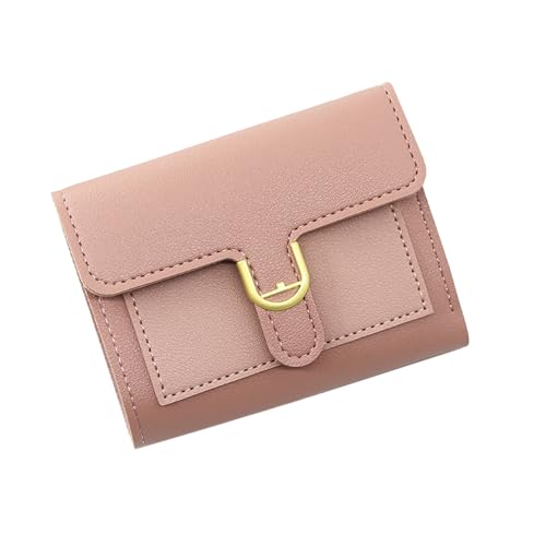 Klaisy Kompakte Geldbörse für Damen, PU-Leder, Kreditkartenhalter, großes Fassungsvermögen, dreifach gefaltete Geldbörse, Geldtasche, Geschenke, dreifach gefaltete Clutch, a, Mass Beauty von Klaisy