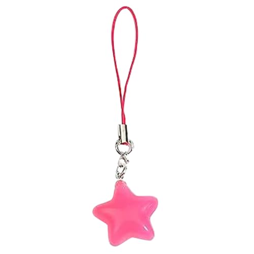 Klaisy Kristallperlen, fünfzackiger Sternanhänger, Neujahrsschmuckherstellung, Quasten, Karabinerverschluss, Anhänger für Schlüsselanhänger, bunter fünfzackiger Stern-Schlüsselanhänger von Klaisy