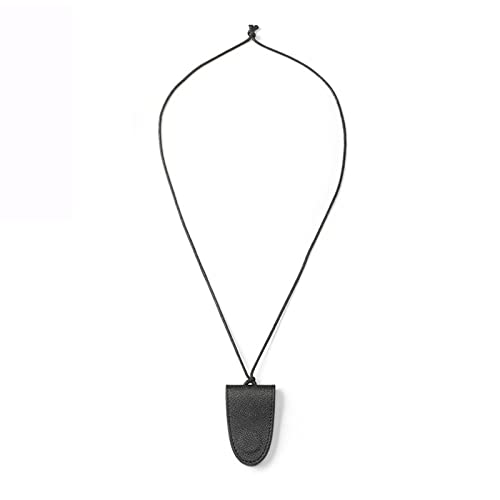 Klaisy Ledergläser Clip Hängende Hänge Hänge Clipgläsers Taschen Tragbare Kasse Ledergläser Lanyard Niedliche Schutzabdeckung von Klaisy