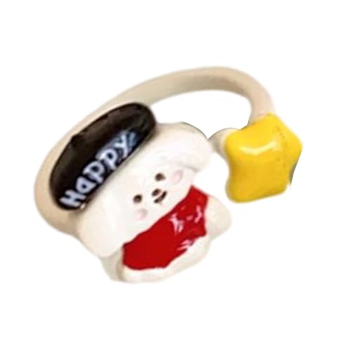 Klaisy Lustiges Tier-inspiriertes, verstellbares Set für Paare, einzigartiger Cartoon-Schmuck für Hunde und Katzen, Geschenkideen für den täglichen Gebrauch, einzigartiger Cartoon-Schmuck von Klaisy