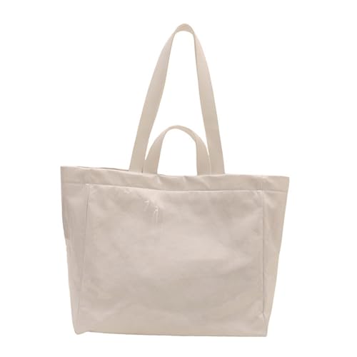 Klaisy Praktische PVC-Umhängetasche zum Tragen wesentlicher großer Kapazität Unterarmtaschen Handtasche für modische Stadt Frauen Gym Umhängetasche, weiß, One Size von Klaisy