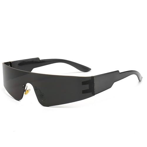Klaisy Stilvolle, moderne, sportliche Sonnenbrille, Foto-Requisiten, futuristische Farbtöne, Trendsetter, moderne Farbtöne, Hipster-Kostüm, Weltraum-Sonnenbrille, Schwarzer Rahmen, schwarzes Fi Klaisy Stilvolle, moderne, sportliche Sonnenbrille, Foto-Requisiten, futuristische Farbtöne, Trendsetter, moderne Farbtöne, Hipster-Kostüm, Weltraum-Sonnenbrille, Schwarzer Rahmen, schwarzes Fi von Klaisy