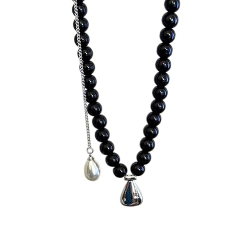 Klaisy Trendige kurze Halskette, einzigartige Imitationsperlenhalskette, Perlen, modischer Halsschmuck für modische Damen, Imitationsperlen von Klaisy