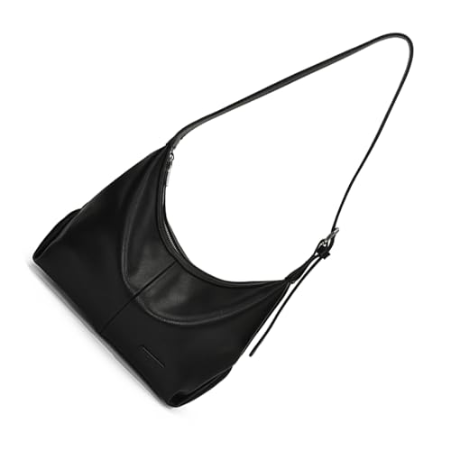 Klaisy Umhängetasche aus PU-Leder für Damen, einfache Kuriertasche, große Kapazität, Schultertasche, modisch, Einkaufen, Pendeln, Damen, Schultertasche, große Kapazität, trendiges Pendeln für Reisen von Klaisy