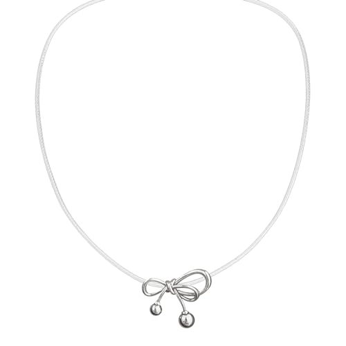 Klaisy Zarter Schmetterling-Anhänger an Lederkordel, minimalistische Schleife, Halskette für Damen und Mädchen, Vintage-Schlüsselbeinkette, Accessoire, vielseitige Halskette für jeden Anlass Klaisy Zarter Schmetterling-Anhänger an Lederkordel, minimalistische Schleife, Halskette für Damen und Mädchen, Vintage-Schlüsselbeinkette, Accessoire, vielseitige Halskette für jeden Anlass von Klaisy