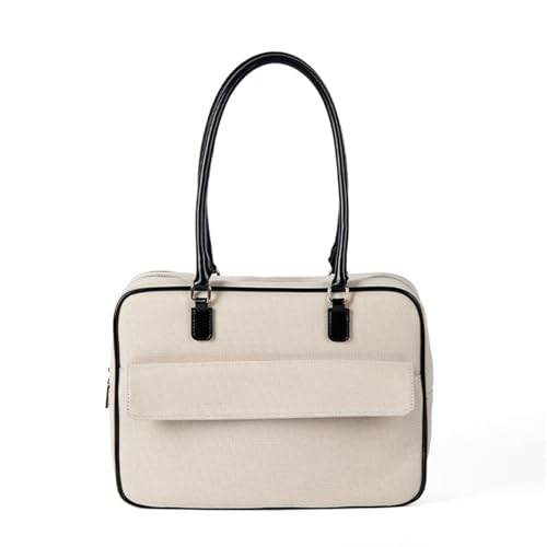 Klaisy Zeitgenössische Damen Umhängetasche mit großem Fassungsvermögen Unterarmbörse Handtasche zur Aufwertung jedes Outfit Trendige Damen Satchel, Schwarz , One Size von Klaisy