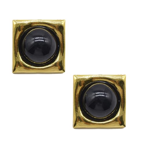 Moderner Vintage mit diesen geometrischen quadratischen Perlen-Ohrringen, eleganter und vielseitiger Schmuck für modische Frauen, geometrische Designs, Einheitsgröße, Wie beschrieben, Wie beschrieben von Klaisy