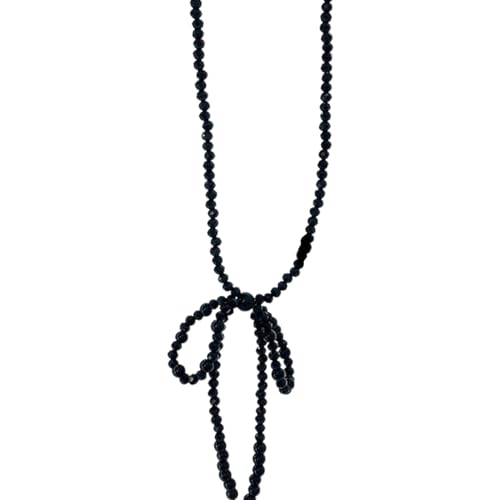 Modische elegante Halskette mit Schleife, kurze Halskette mit Kristallperlen, Halsband, Statement-Schmuck, Halskette, Bowknot-Halsband Modische elegante Halskette mit Schleife, kurze Halskette mit Kristallperlen, Halsband, Statement-Schmuck, Halskette, Bowknot-Halsband von Klaisy