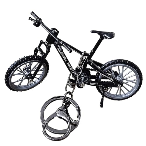 Modischer Finger-Schlüsselanhänger, praktischer Handy-Schlüsselanhänger, Schmuck, Ornamente, Dekorationen, Fahrrad-Thema, für Rucksäcke von Klaisy