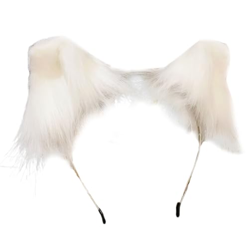 Ohrenschwanz-Stirnbänder, pelziges Kunstfell, Haarschmuck für Mädchen und Damen, Urlaubs-Kopfbedeckung, Kunstpelz, Ohren, Panda-Haarreif Ohrenschwanz-Stirnbänder, pelziges Kunstfell, Haarschmuck für Mädchen und Damen, Urlaubs-Kopfbedeckung, Kunstpelz, Ohren, Panda-Haarreif von Klaisy