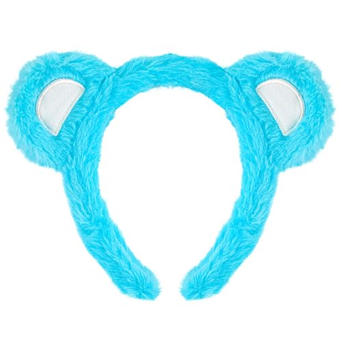 Pelzbär-Ohr-Stirnband mit verstellbarem Design für Kinder und Frauen, weiches Plüsch-Haar-Accessoire für den täglichen Gebrauch oder Partys, verstellbares pelziges Haar-Accessoire von Klaisy