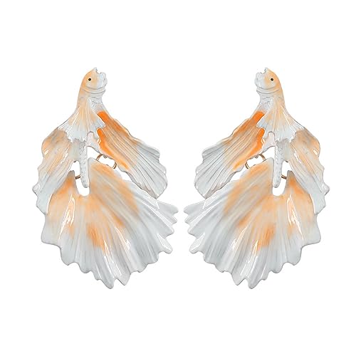 Personalisierte Exquisite Goldfischohrohroelenstollen Elegante Einzigartige Tropische Fischohrringe Für Sommerfeiertagsfeier Exotische Fischohrohrring Personalisierte Exquisite Goldfischohrohroelenstollen Elegante Einzigartige Tropische Fischohrringe Für Sommerfeiertagsfeier Exotische Fischohrohrring von Klaisy