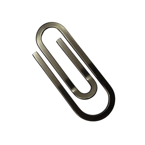 Robuster Geldscheinhalter aus Edelstahl, ergonomische Kartenaufbewahrung, tragbare Geldbörse, Alternative für den täglichen Gebrauch, Schwarz , One Size von Klaisy